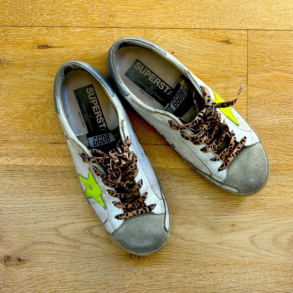 Golden Goose Superstar Sneakers Sz 40